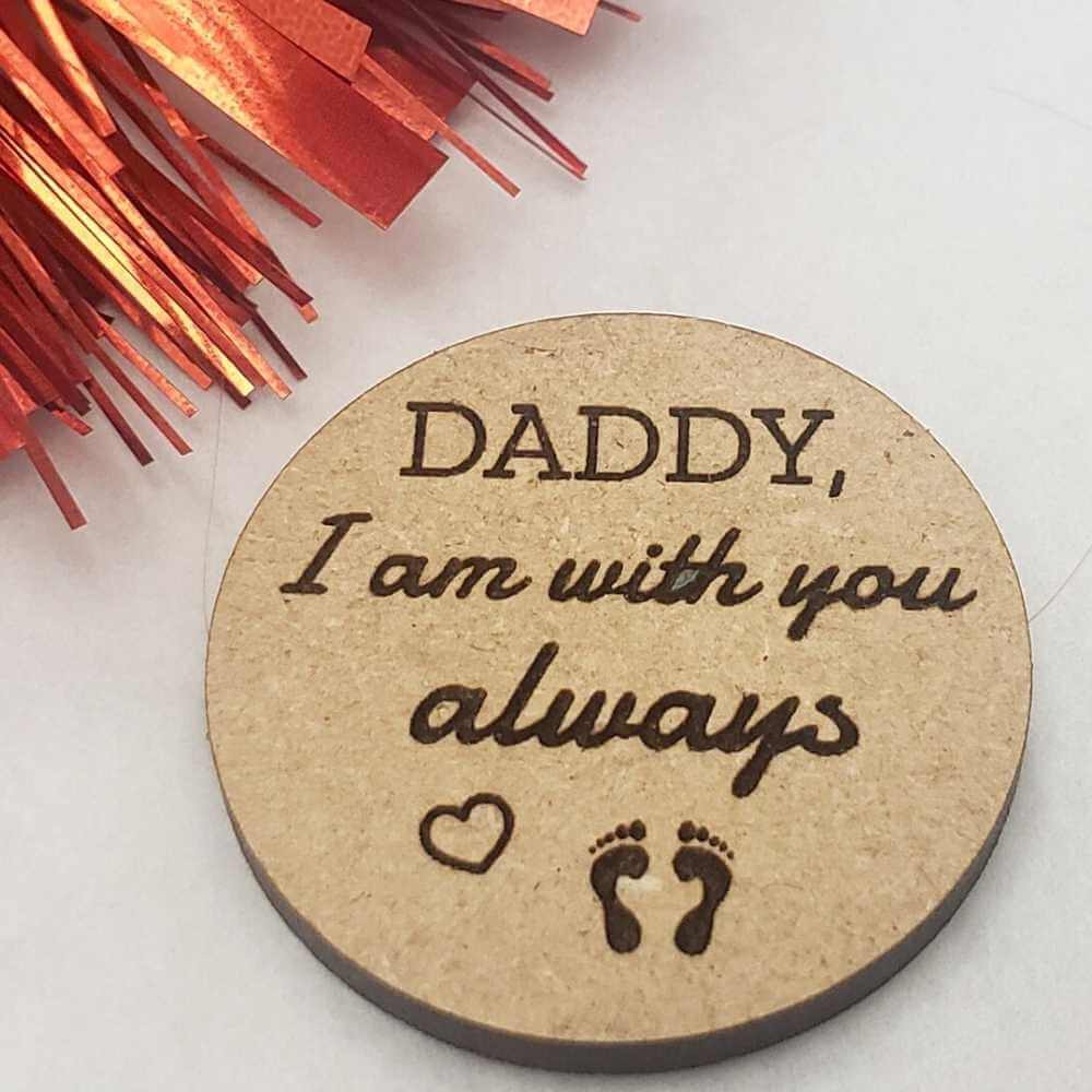 pocket miscarriage gift for daddys