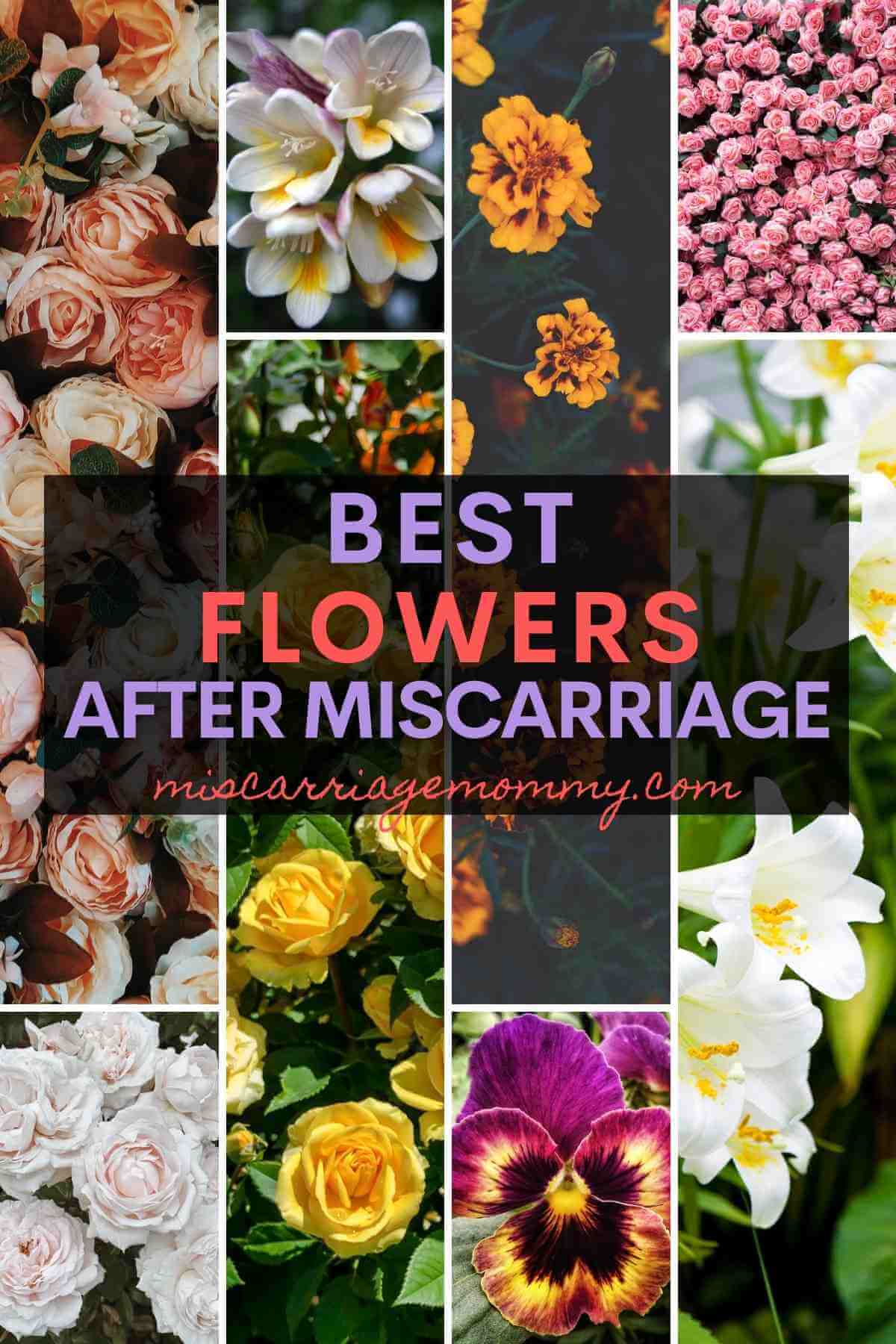 best flowers after miscarriage